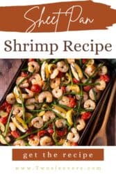 Sheet Pan Shrimp Pin with text overlay