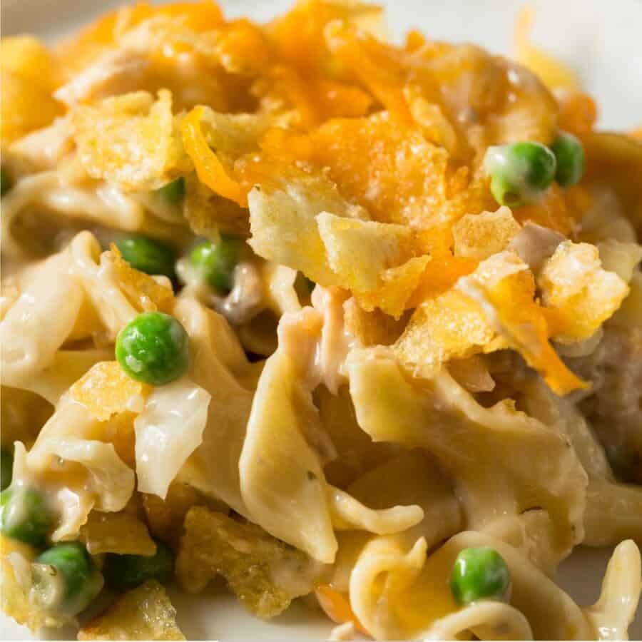 Close up image of Tuna Casserole