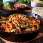 Beef Fajitas in a cast iron skillet - 9