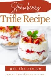 Strawberry Trifle Recipe | Simple Strawberry Trifle With Pound Cake
