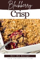 Blackberry Crisp Recipe | Simple Outdated-Long-established Blackberry Crisp – TwoSleevers