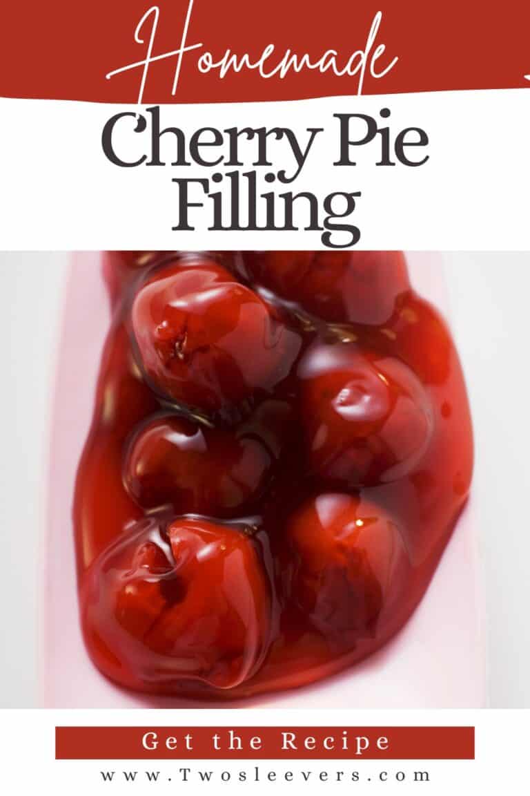 Cherry Pie Filling Recipe | Homemade Cherry Pie Filling - TwoSleevers