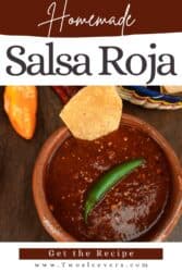 Salsa Roja Recipe | Genuine Simple Home made Salsa Roja – TwoSleevers