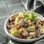 Waldorf Salad in a shallow bowl - 8
