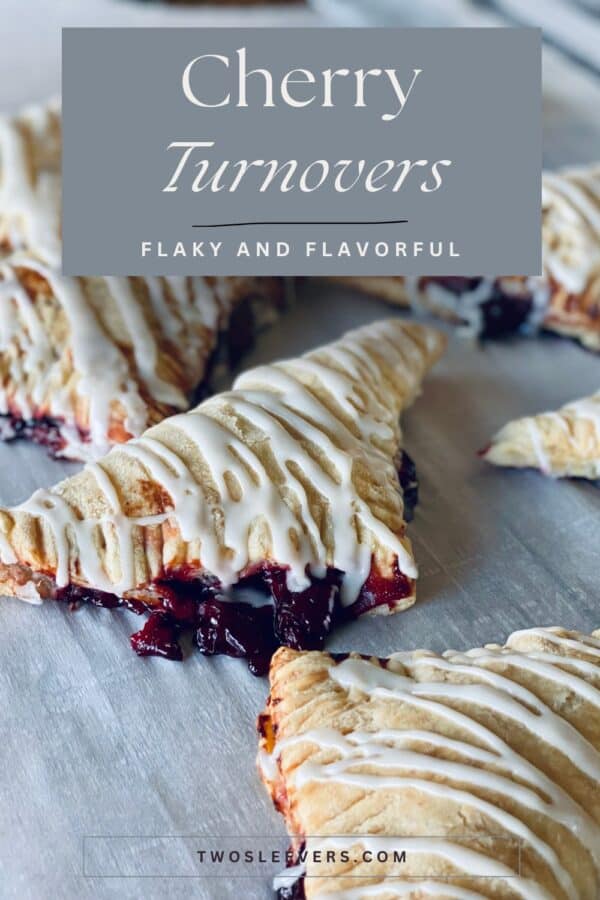 Cherry Turnovers Pin with text overlay