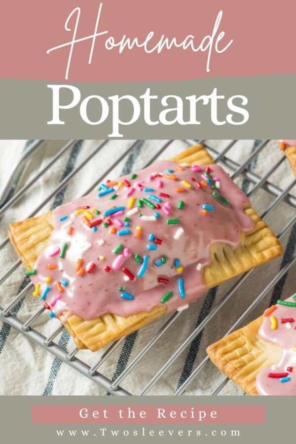 Homemade Pop Tarts Pin with text overlay