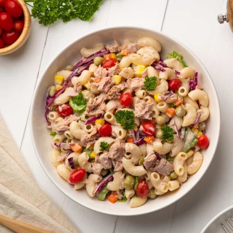 Tuna Macaroni Salad Recipe | Instant Pot Macaroni Salad