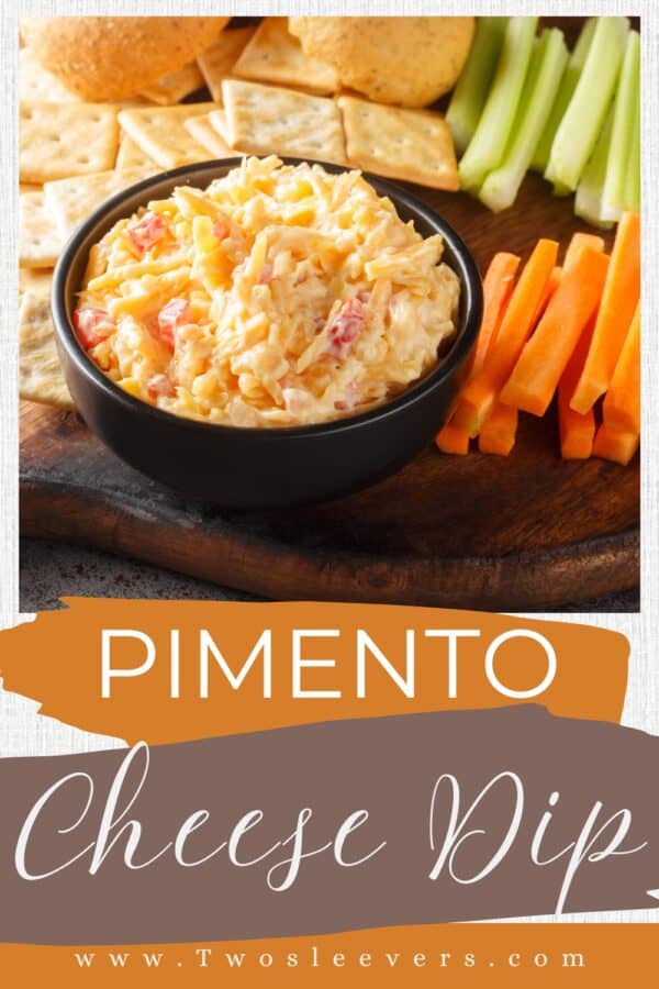 Pimento Cheese Dip Pin with text overlay
