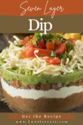Seven Layer Dip Pin with text overlay - 9