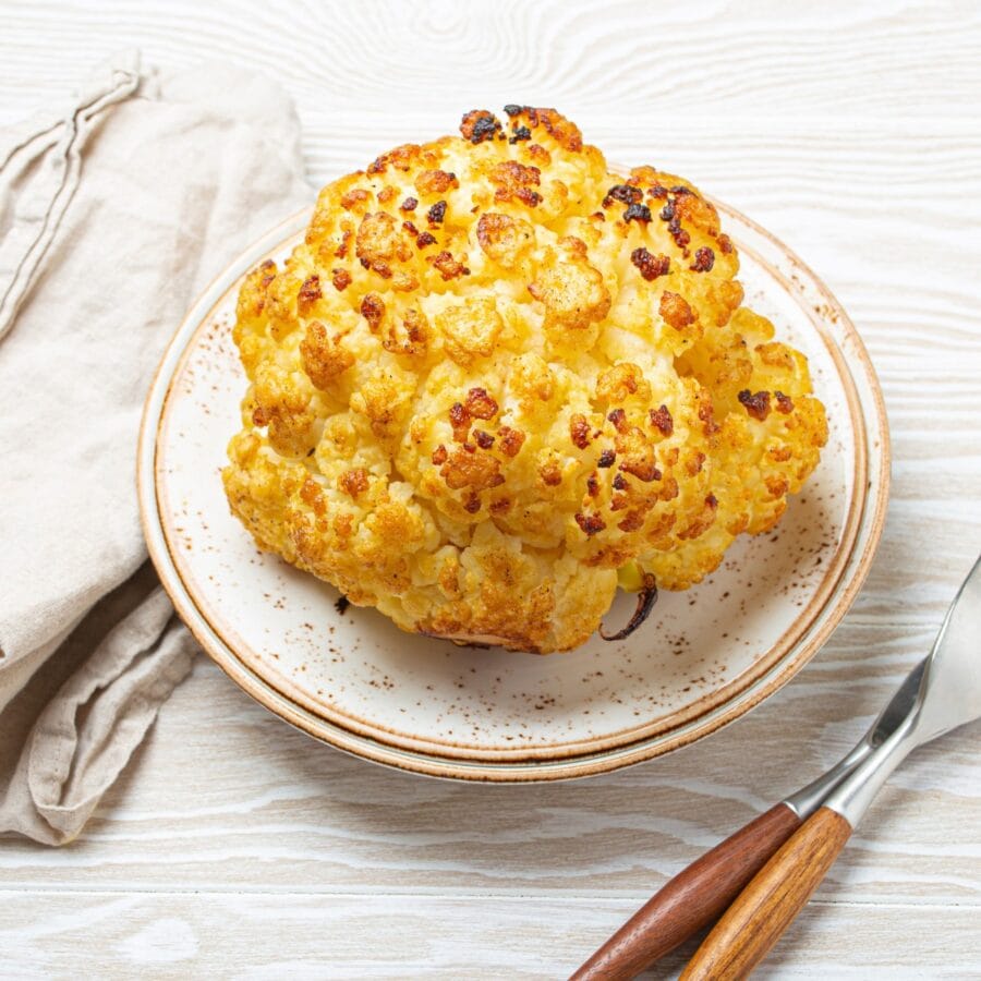 Entire Roasted Cauliflower Recipe | Oven-Baked Cauliflower – TwoSleevers