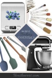 Baking A 4 Part grid of the best baking essentials with a text overlay