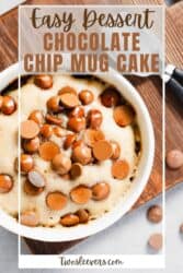 Chocolate Chip Mug Cake | Simple Mug Cake Recipe – TwoSleevers