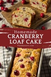 Cranberry Cake Recipe | Straightforward Cranberry Loaf Cake – TwoSleevers