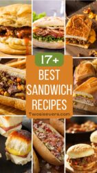 9 part picture grid of the best sandwich recipes with text overlay