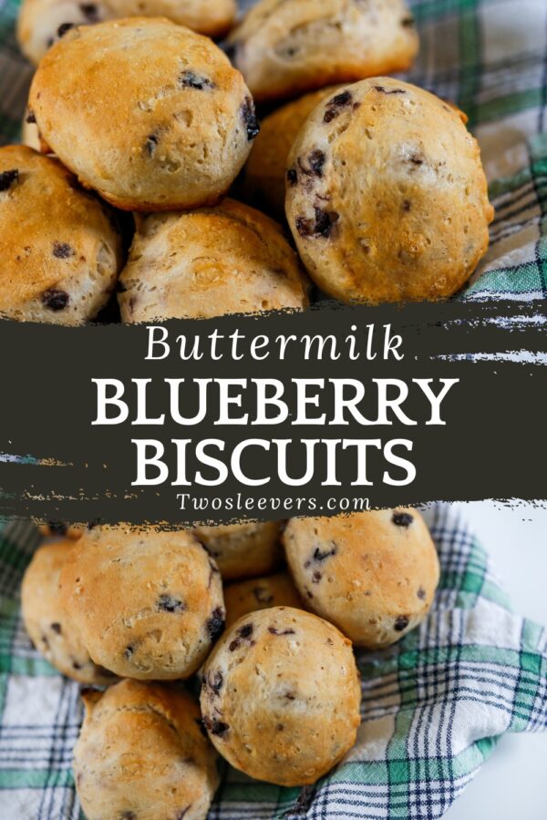 Blueberry Biscuits Pin with text overlay - 4