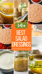 9 part best salad dressing recipes pin with text overlay