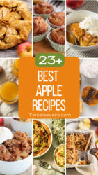 Best Apple Recipes 9 part grid with text overlay
