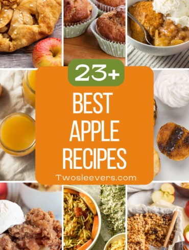 Best Apple Recipes 9 part grid with text overlay