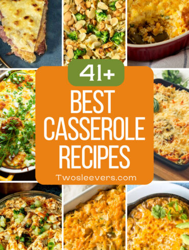 9 part graphic of the Best Casserole Recipes with text overlay