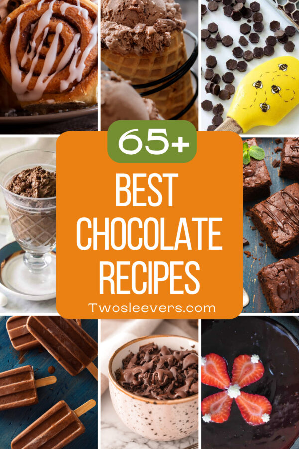 9 part grid of the best chocolate recipes with text overlay