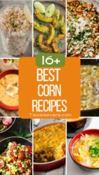 9 Part Grid of the best corn recipes with text overlay