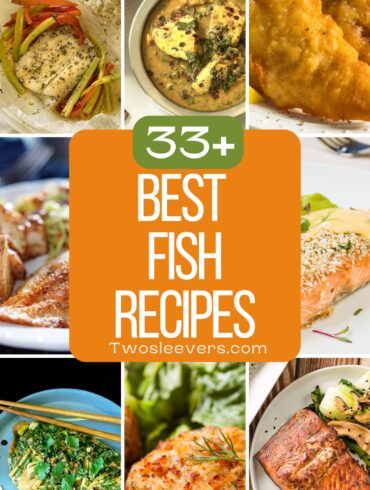 9 Part grid of the best fish recipes with text overlay