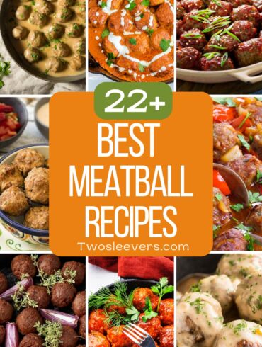 Best Meatball Recipes 9 part grid with text overlay
