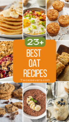 Best Oat Recipes 9 part image grid with text overlay