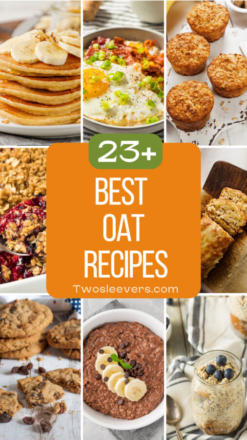 Best Oat Recipes 9 part image grid with text overlay