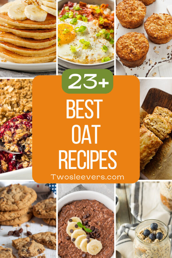 Best Oat Recipes 9 part image grid with text overlay