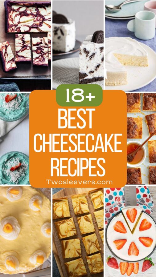 9 part Best Cheesecake Recipes grid image with text overlay