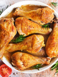 Crispy Baked Chicken Legs Recipe With Extra Crispy Skin