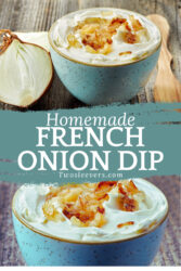 French Onion Dip Pin with text overlay