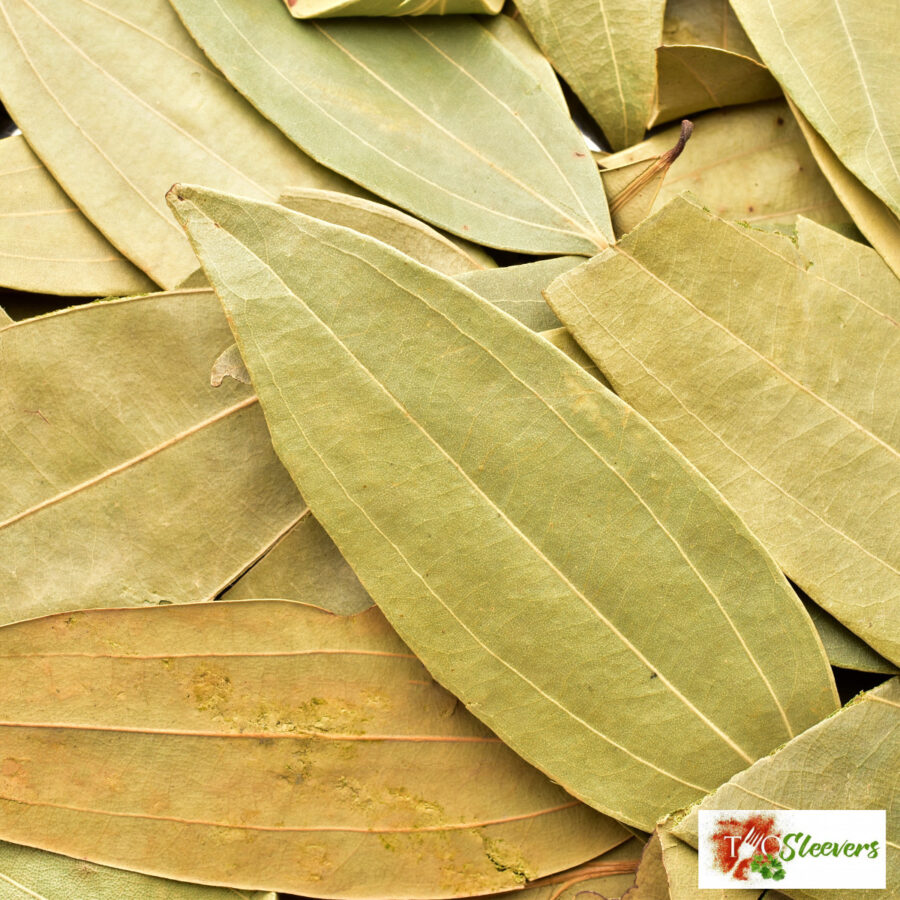 Close up image of Indian Bay Leaves