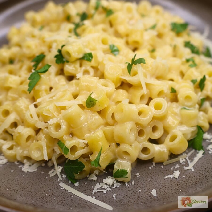 Close up image of Viral Ditalini Pasta on a plate